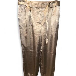 Men's Gold Satin Pants